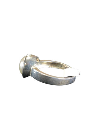 sterling pearl ring