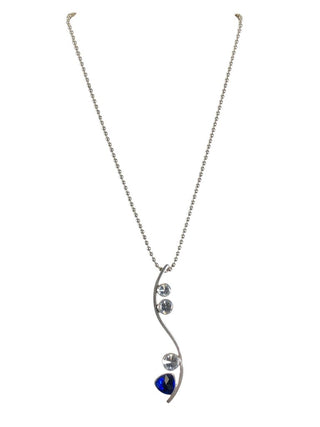 sterling stone pendant necklace