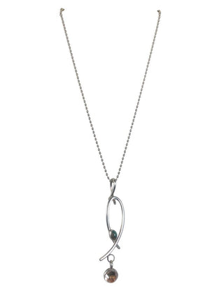sterling turquoise pendant necklace
