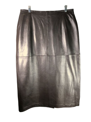 Leather Midi Skirt