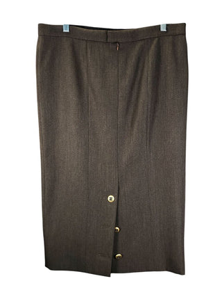 NWT Vintage Wool Back Zip 3 Button