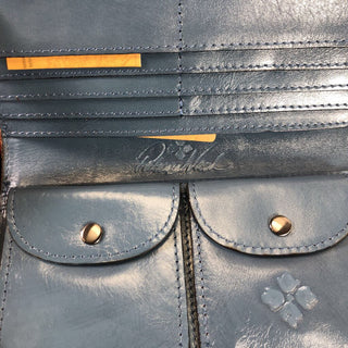 NWT Evelyn tooled leather w/cutouts