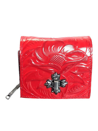 NWT Maida tooled leather trifold