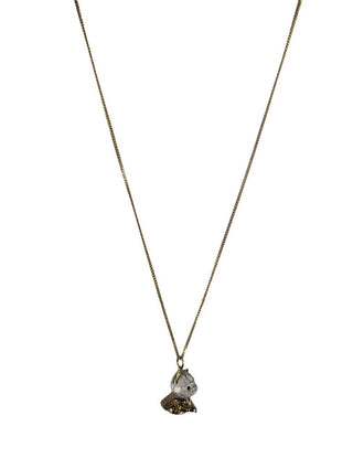 crystal cat pendant necklace