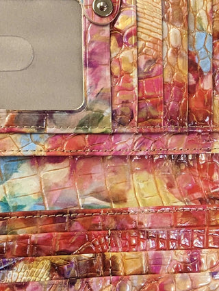 embossed leather watercolor