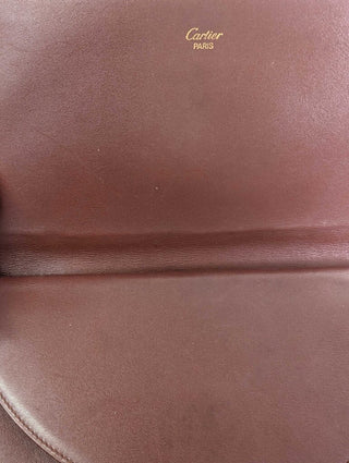 Smooth Leather Front Button Snap