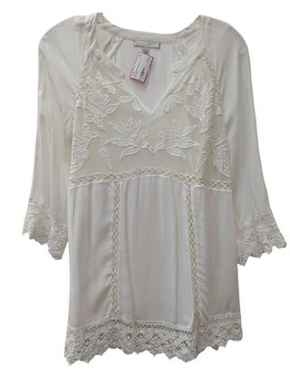 Embroidered Lace Top