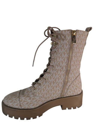 Monogram Coated Canvas Combat Boot