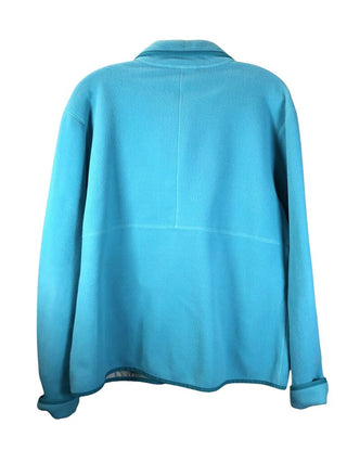 Fleece zip front collared