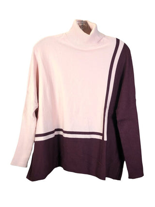 Two tone turtleneck