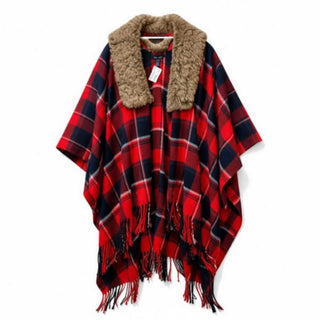 Plaid Poncho