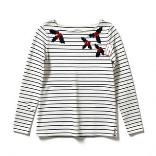 Striped Holly Pullover