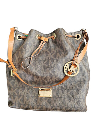 Coated Canvas Monogram Drawstring Bag