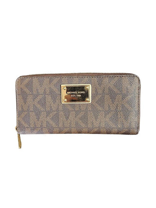 Coated Canvas Zip Around