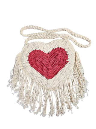 Heart Crochet Crossbody