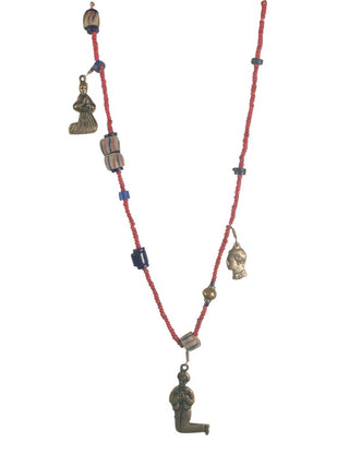 beaded treasure necklace