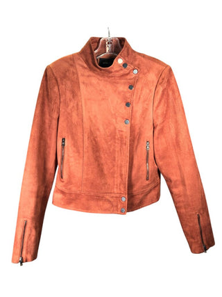 Suede Zip Front Jacket