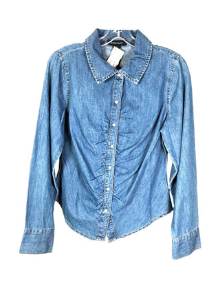 NWT Button Front Denim Top
