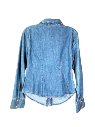 NWT Button Front Denim Top