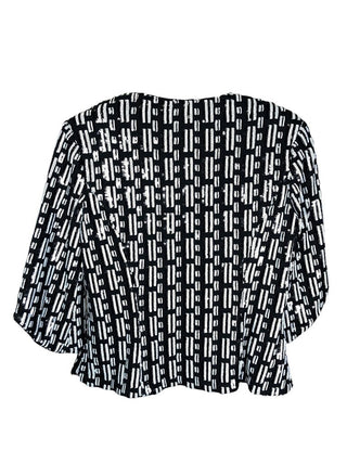 NWT Beaded Zip Front