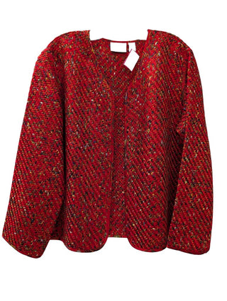 Silk Woven Open Front