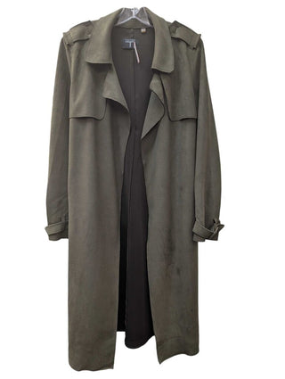 Suede Open Front Jacket