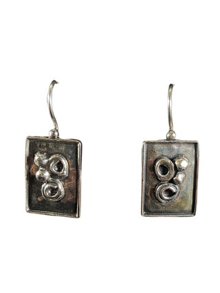 sterling square earrings