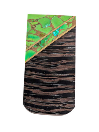 Brass Inlay Money Clip