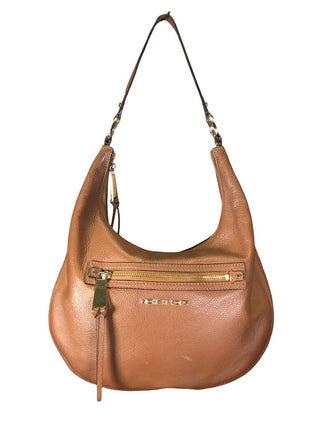 Pebbled Leather Crescent Bag