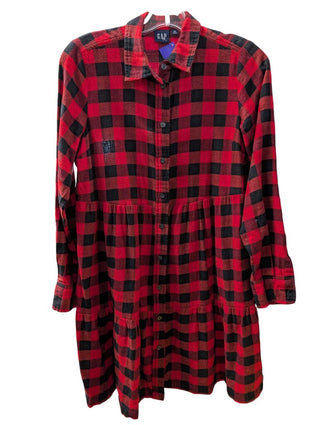 Plaid Tiered Button UP