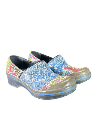 Vegan volley clogs floral print