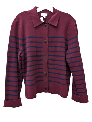 NWT Striped Button Front (retails $128)