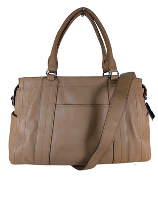 Leather Zip Satchel
