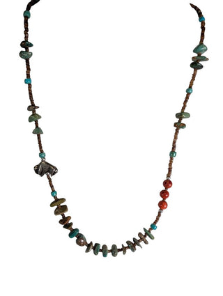 Turquoise Heishi Necklace