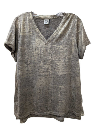 Metallic Short Sleeve