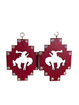 Western Horse Earrings