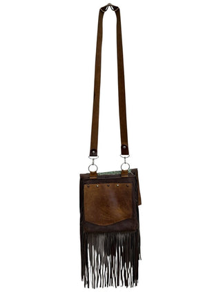 Leather Fringe Crossbody