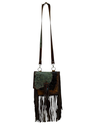 Leather Fringe Crossbody