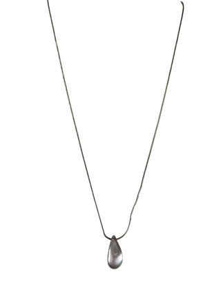 SS Tear Drop Pendant Necklace