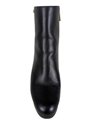 Smooth Leather Bootie