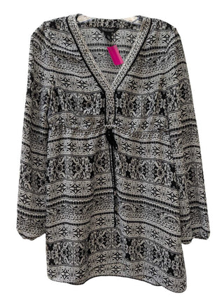 Long Sleeve Tunic abstract Print