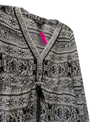 Long Sleeve Tunic abstract Print