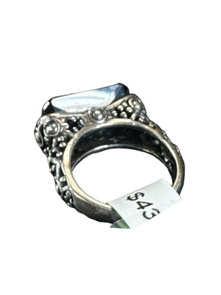 Sterling Hematite Ring