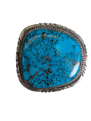 Old Pawn Sterling Turquoise Cuff