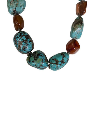 Chunky Turquoise Stone Necklace