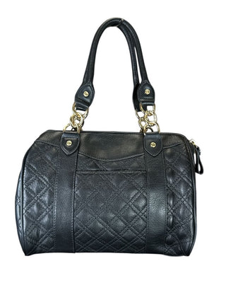 Quilted leather zip top