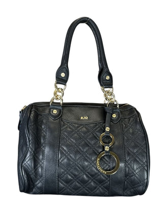 Quilted leather zip top