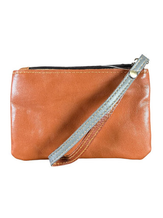Zip top wristlet