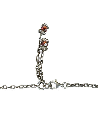 Sterling Stone Lariat Necklace