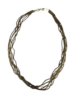 Sterling Multi Strand Bead Necklace